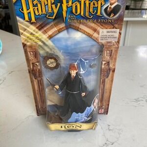 Harry Potter Ron Weasley Action Figure‎ 2001 Mattel Wizard Collection NIB